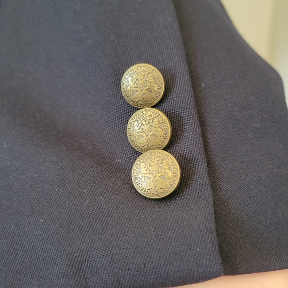 Oscar de la Renta Navy Mens Suit Jacket/Blazer - Picture 4 of 4